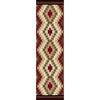 Cosmic Burst - Red-CabinRugs Southwestern Rugs Wildlife Rugs Lodge Rugs Aztec RugsSouthwest Rugs