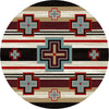 Crucifix Roads - Fuego-CabinRugs Southwestern Rugs Wildlife Rugs Lodge Rugs Aztec RugsSouthwest Rugs