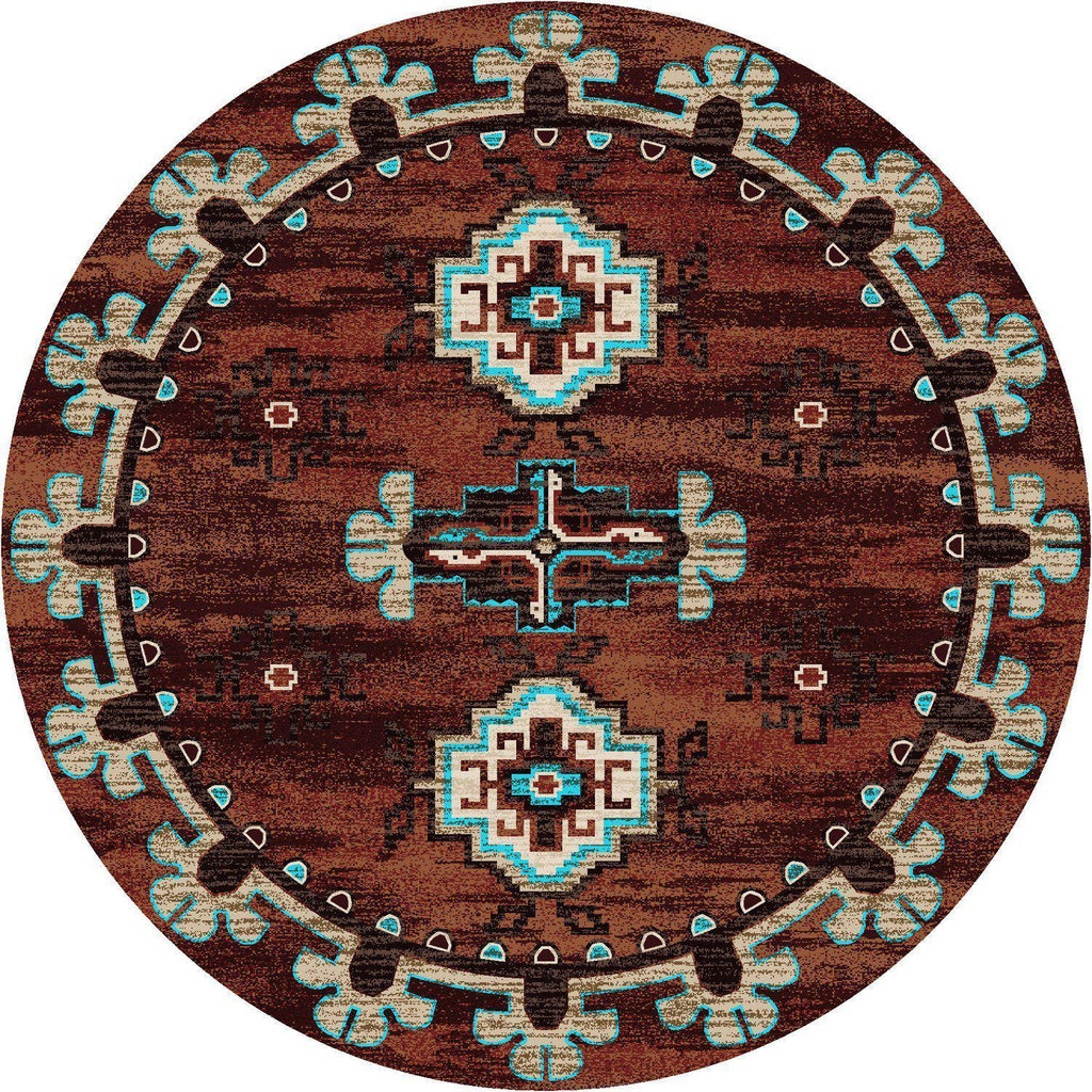 Death Valley - Rust-CabinRugs Southwestern Rugs Wildlife Rugs Lodge Rugs Aztec RugsSouthwest Rugs