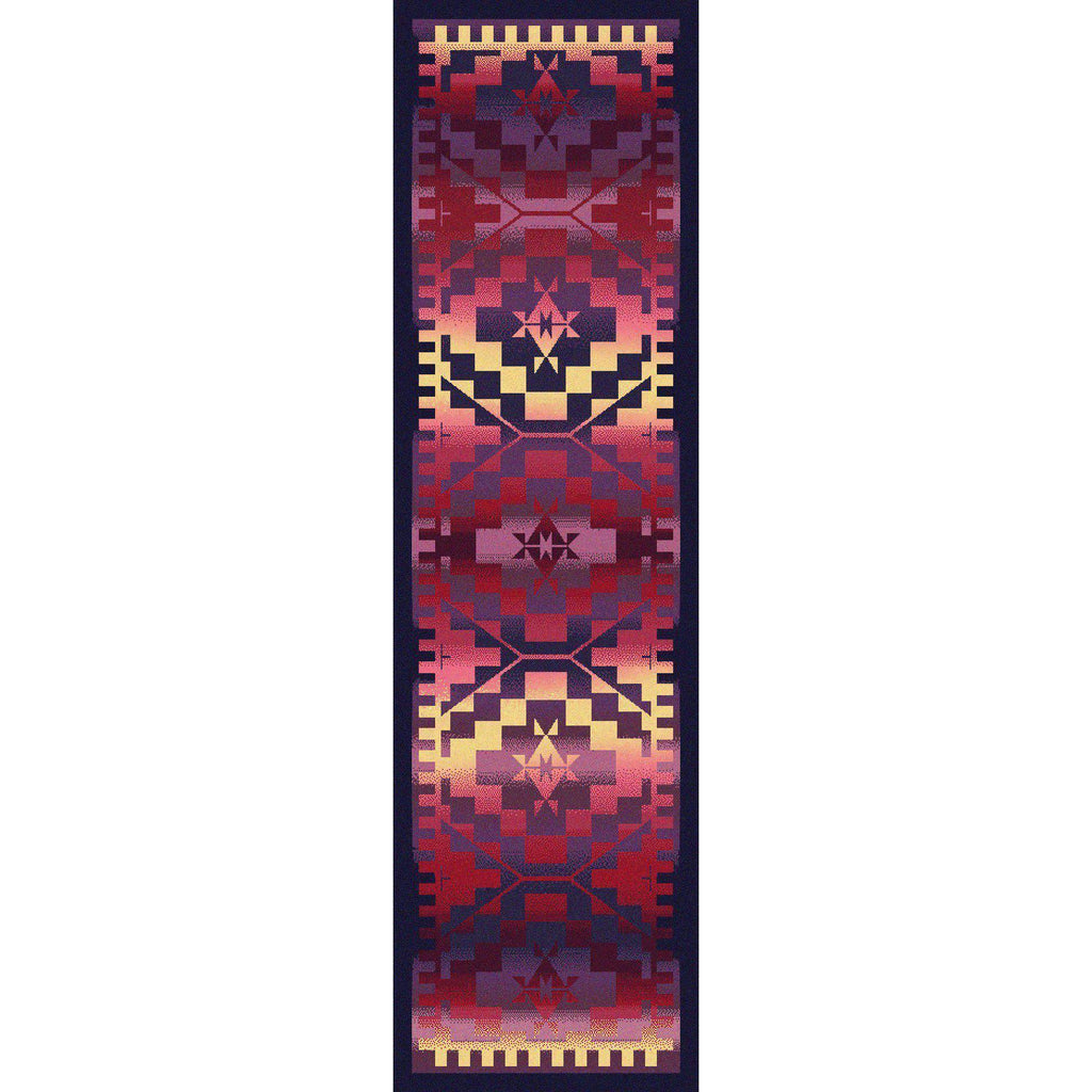 Desert Morning - Sunset-CabinRugs Southwestern Rugs Wildlife Rugs Lodge Rugs Aztec RugsSouthwest Rugs