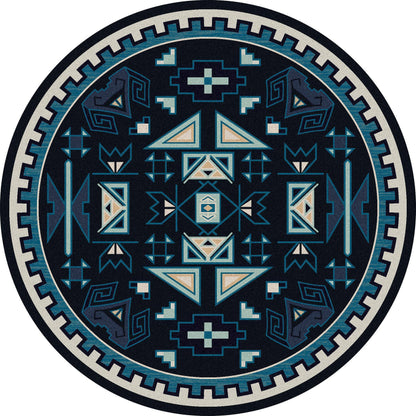 Desert Rams OKA - Contemporary-CabinRugs Southwestern Rugs Wildlife Rugs Lodge Rugs Aztec RugsSouthwest Rugs