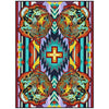 Desert Roar- Bright-CabinRugs Southwestern Rugs Wildlife Rugs Lodge Rugs Aztec RugsSouthwest Rugs