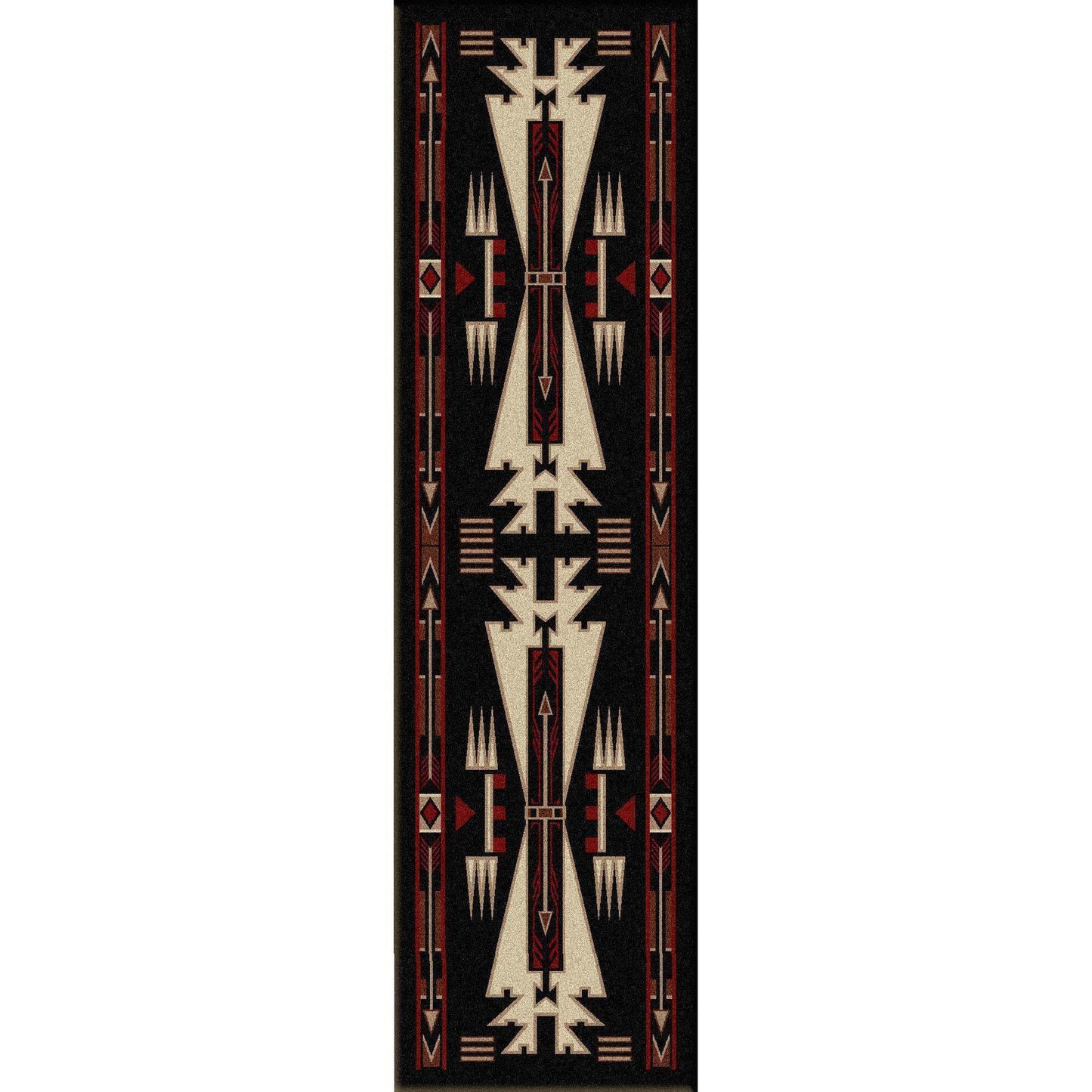 Desert Vandals - Black-CabinRugs Southwestern Rugs Wildlife Rugs Lodge Rugs Aztec RugsSouthwest Rugs
