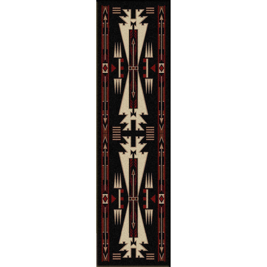 Desert Vandals - Black-CabinRugs Southwestern Rugs Wildlife Rugs Lodge Rugs Aztec RugsSouthwest Rugs
