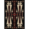 Desert Vandals - Black-CabinRugs Southwestern Rugs Wildlife Rugs Lodge Rugs Aztec RugsSouthwest Rugs