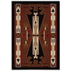 Desert Vandals - Brown-CabinRugs Southwestern Rugs Wildlife Rugs Lodge Rugs Aztec RugsSouthwest Rugs