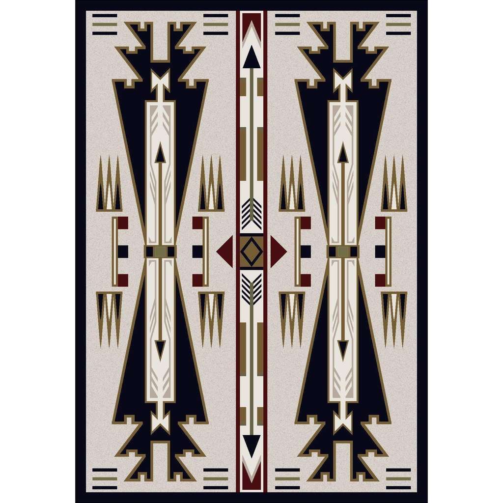 Desert Vandals - Natural-CabinRugs Southwestern Rugs Wildlife Rugs Lodge Rugs Aztec RugsSouthwest Rugs