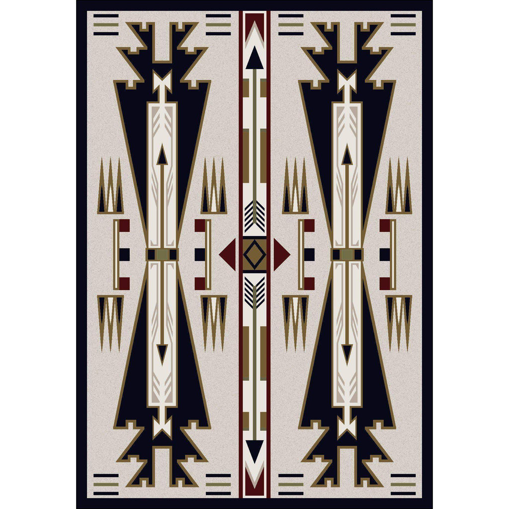 Desert Vandals - Natural-CabinRugs Southwestern Rugs Wildlife Rugs Lodge Rugs Aztec RugsSouthwest Rugs