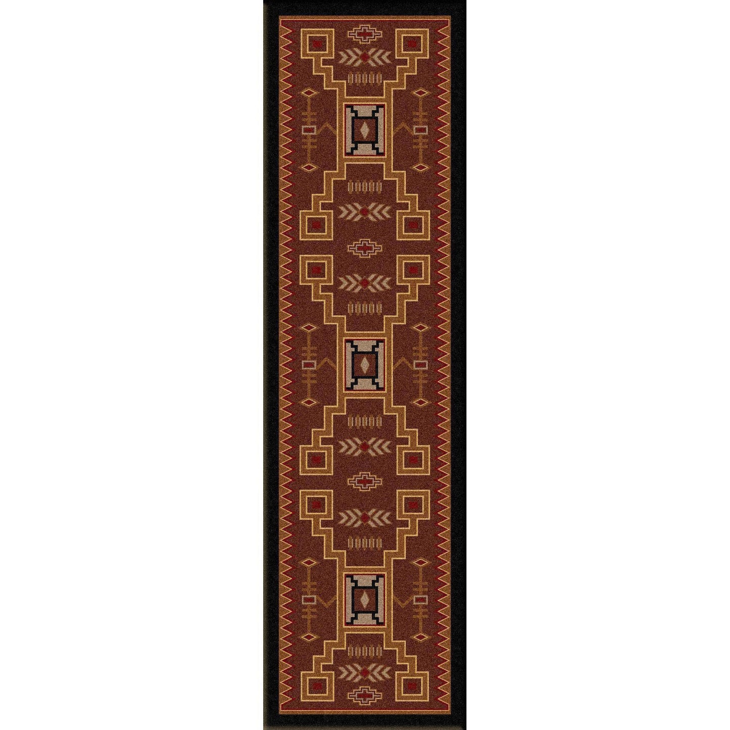 Desertstorm - Brown-CabinRugs Southwestern Rugs Wildlife Rugs Lodge Rugs Aztec RugsSouthwest Rugs
