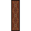 Desertstorm - Brown-CabinRugs Southwestern Rugs Wildlife Rugs Lodge Rugs Aztec RugsSouthwest Rugs