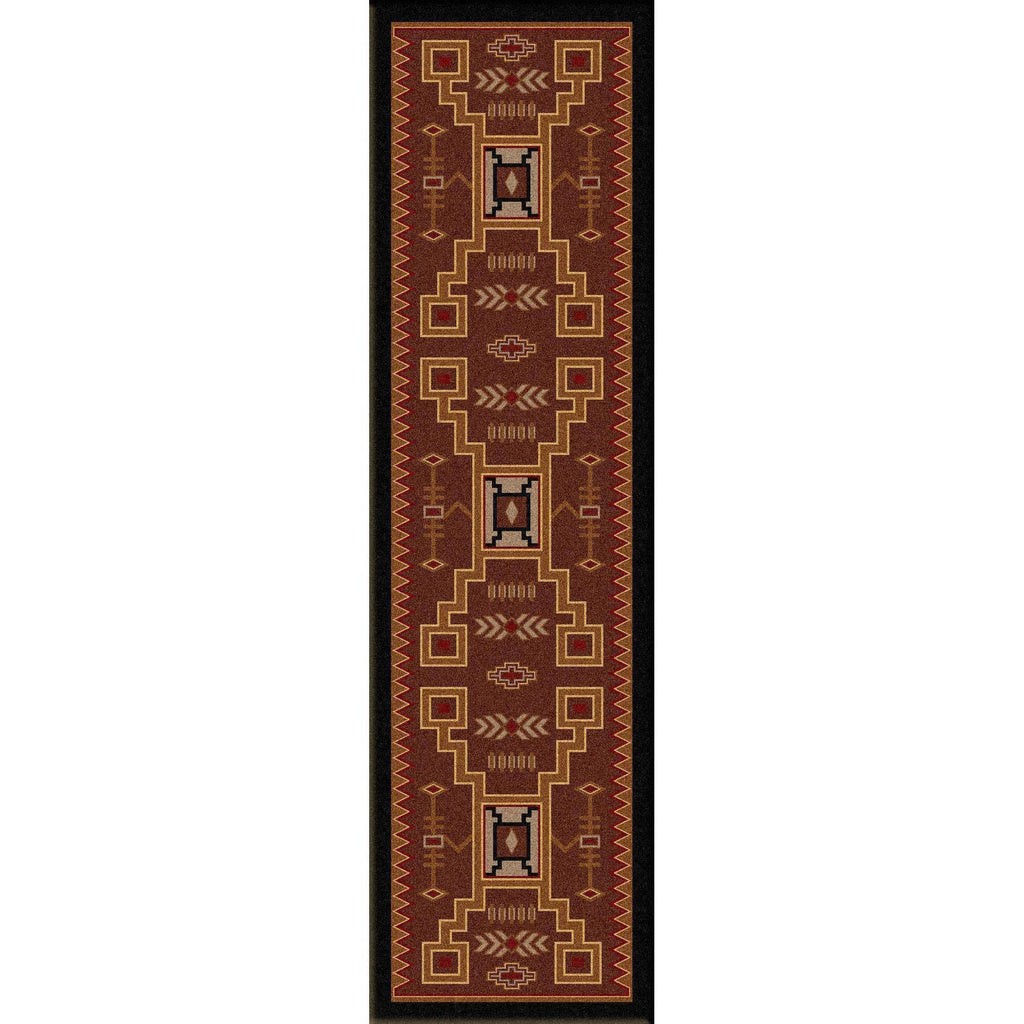 Desertstorm - Brown-CabinRugs Southwestern Rugs Wildlife Rugs Lodge Rugs Aztec RugsSouthwest Rugs