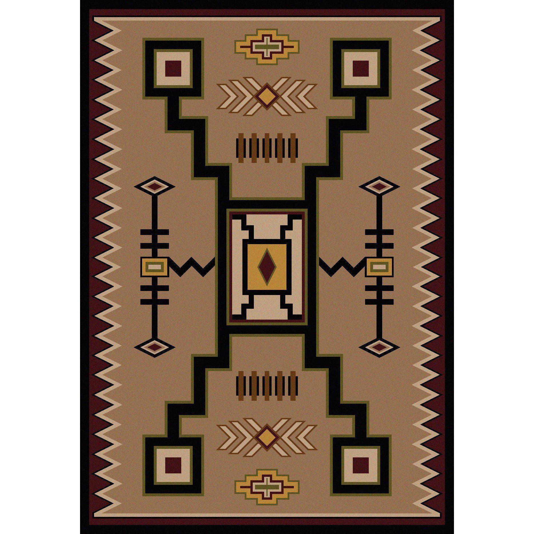Desertstorm - Mid-CabinRugs Southwestern Rugs Wildlife Rugs Lodge Rugs Aztec RugsSouthwest Rugs
