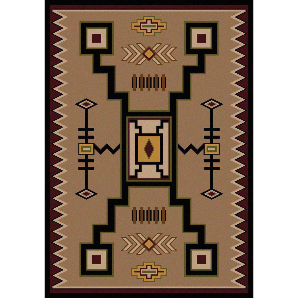 Desertstorm - Mid-CabinRugs Southwestern Rugs Wildlife Rugs Lodge Rugs Aztec RugsSouthwest Rugs