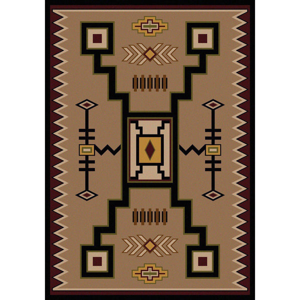 Desertstorm - Mid-CabinRugs Southwestern Rugs Wildlife Rugs Lodge Rugs Aztec RugsSouthwest Rugs