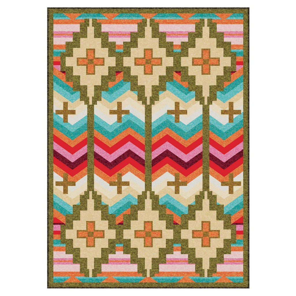 Desierto - Bright-CabinRugs Southwestern Rugs Wildlife Rugs Lodge Rugs Aztec RugsSouthwest Rugs