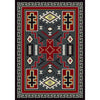 Double Crucifix - Gray-CabinRugs Southwestern Rugs Wildlife Rugs Lodge Rugs Aztec RugsSouthwest Rugs