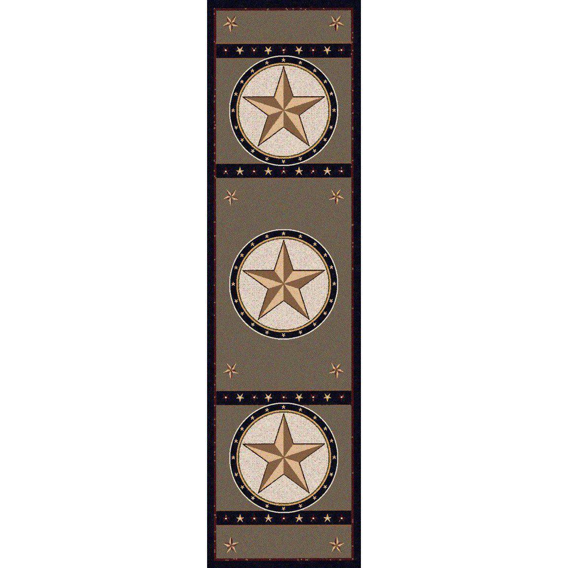 Epic Star - Green-CabinRugs Southwestern Rugs Wildlife Rugs Lodge Rugs Aztec RugsSouthwest Rugs