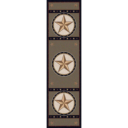 Epic Star - Green-CabinRugs Southwestern Rugs Wildlife Rugs Lodge Rugs Aztec RugsSouthwest Rugs