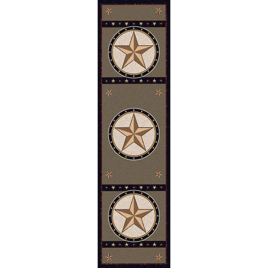 Epic Star - Green-CabinRugs Southwestern Rugs Wildlife Rugs Lodge Rugs Aztec RugsSouthwest Rugs
