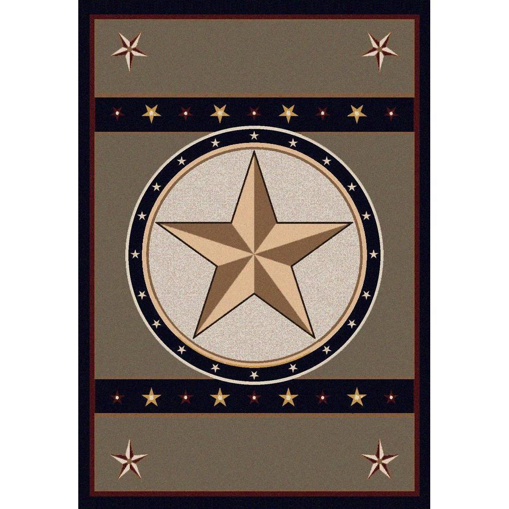 Epic Star - Green-CabinRugs Southwestern Rugs Wildlife Rugs Lodge Rugs Aztec RugsSouthwest Rugs