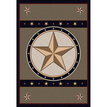 Epic Star - Green-CabinRugs Southwestern Rugs Wildlife Rugs Lodge Rugs Aztec RugsSouthwest Rugs