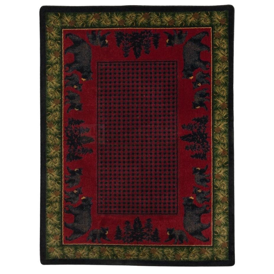 Familia Ursa - Multi-CabinRugs Southwestern Rugs Wildlife Rugs Lodge Rugs Aztec RugsSouthwest Rugs