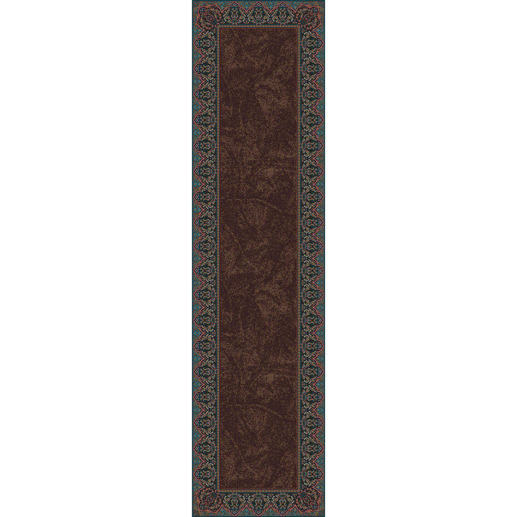 Fine Sand - Dark Chocolate-CabinRugs Southwestern Rugs Wildlife Rugs Lodge Rugs Aztec RugsSouthwest Rugs