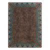 Fine Sand - Dark Chocolate-CabinRugs Southwestern Rugs Wildlife Rugs Lodge Rugs Aztec RugsSouthwest Rugs