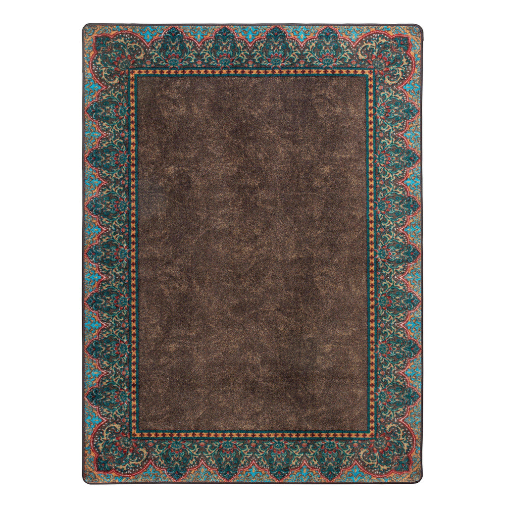 Fine Sand - Dark Chocolate-CabinRugs Southwestern Rugs Wildlife Rugs Lodge Rugs Aztec RugsSouthwest Rugs