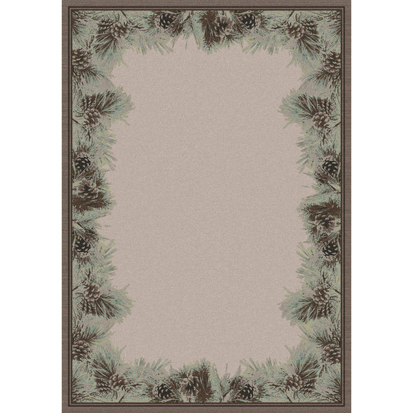 Forest Floor - Natural-CabinRugs Southwestern Rugs Wildlife Rugs Lodge Rugs Aztec RugsSouthwest Rugs