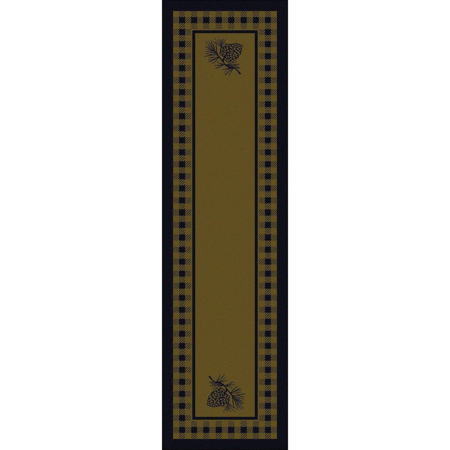 Forest Refuge - Green-CabinRugs Southwestern Rugs Wildlife Rugs Lodge Rugs Aztec RugsSouthwest Rugs