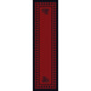 Forest Refuge - Red-CabinRugs Southwestern Rugs Wildlife Rugs Lodge Rugs Aztec RugsSouthwest Rugs