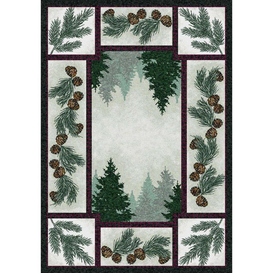 Forest & Shadows - Maize-CabinRugs Southwestern Rugs Wildlife Rugs Lodge Rugs Aztec RugsSouthwest Rugs