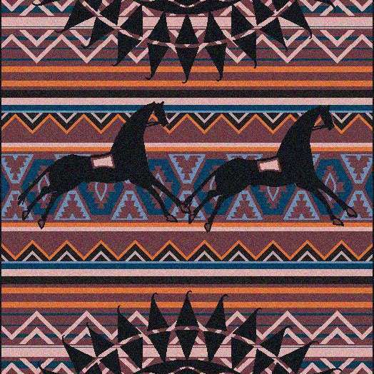 Ghost Rider - Plum - Cabin Rugs