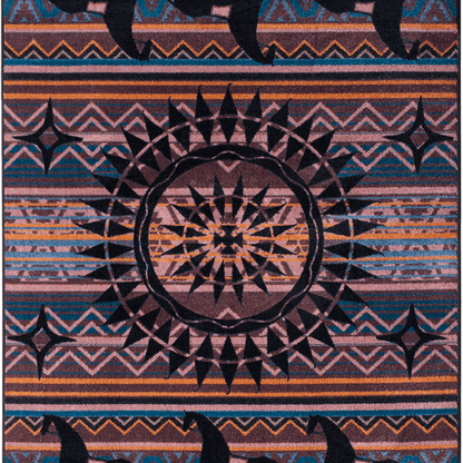 Ghost Rider - Plum - Cabin Rugs