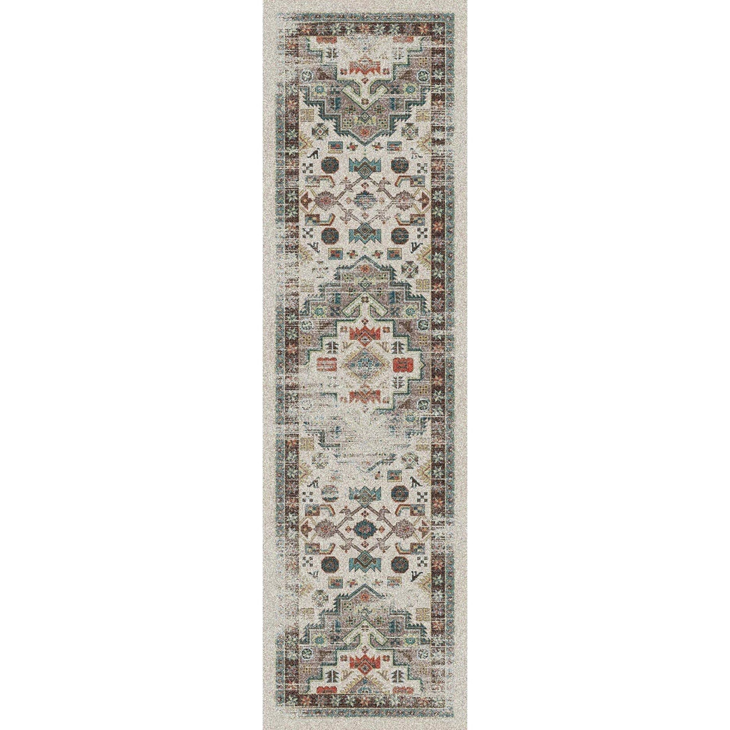 Hanging Gardens OKA - Light Distressed-CabinRugs Southwestern Rugs Wildlife Rugs Lodge Rugs Aztec RugsSouthwest Rugs