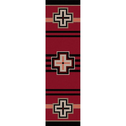 Hunter - Red-CabinRugs Southwestern Rugs Wildlife Rugs Lodge Rugs Aztec RugsSouthwest Rugs