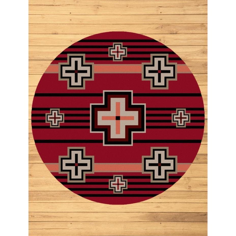 Hunter - Red-CabinRugs Southwestern Rugs Wildlife Rugs Lodge Rugs Aztec RugsSouthwest Rugs