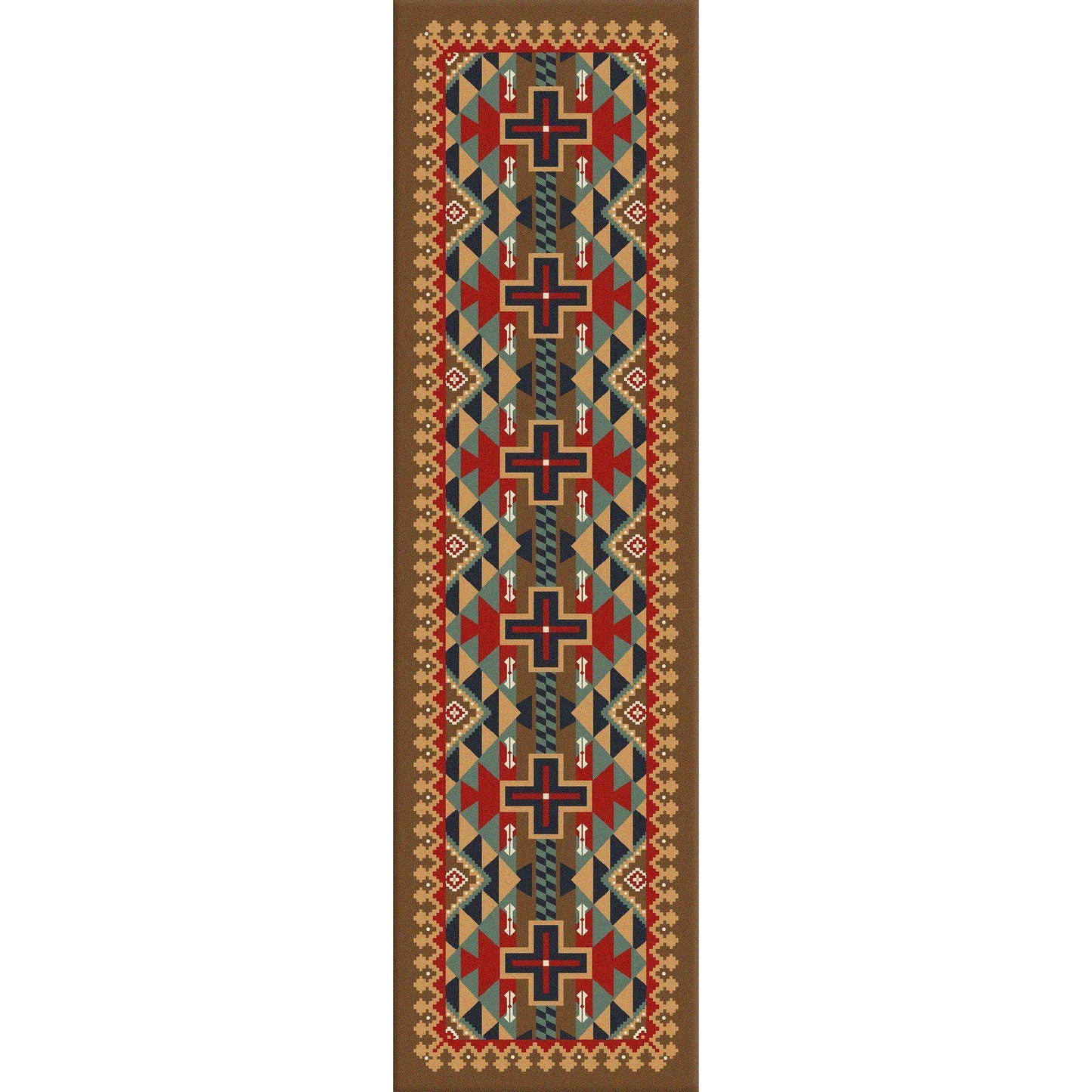Keep It In The Tribe-CabinRugs Southwestern Rugs Wildlife Rugs Lodge Rugs Aztec RugsSouthwest Rugs
