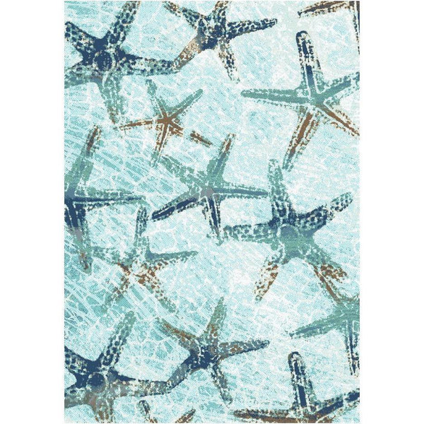 Lagoon Reef - Aqua-CabinRugs Southwestern Rugs Wildlife Rugs Lodge Rugs Aztec RugsSouthwest Rugs