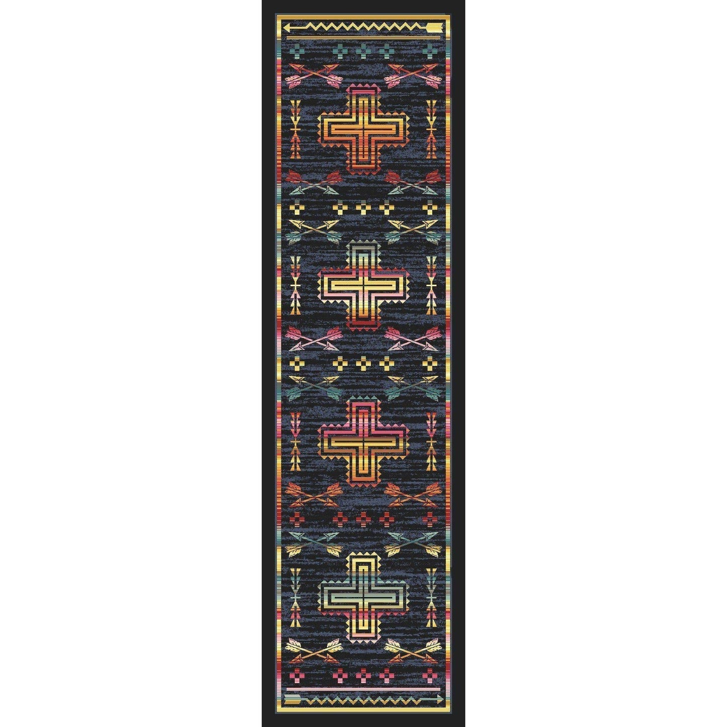 Legends Of The Desert - Grey-CabinRugs Southwestern Rugs Wildlife Rugs Lodge Rugs Aztec RugsSouthwest Rugs