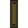 Mother Bear Refuge - Green-CabinRugs Southwestern Rugs Wildlife Rugs Lodge Rugs Aztec RugsSouthwest Rugs