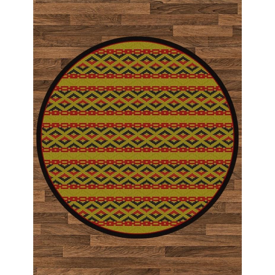 Mother's Basket - Dark Chocolate-CabinRugs Southwestern Rugs Wildlife Rugs Lodge Rugs Aztec RugsSouthwest Rugs