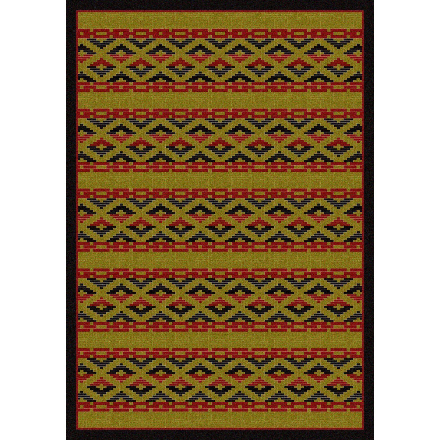 Mother's Basket - Dark Chocolate-CabinRugs Southwestern Rugs Wildlife Rugs Lodge Rugs Aztec RugsSouthwest Rugs