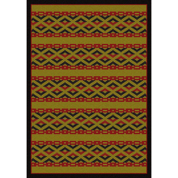 Mother's Basket - Dark Chocolate-CabinRugs Southwestern Rugs Wildlife Rugs Lodge Rugs Aztec RugsSouthwest Rugs