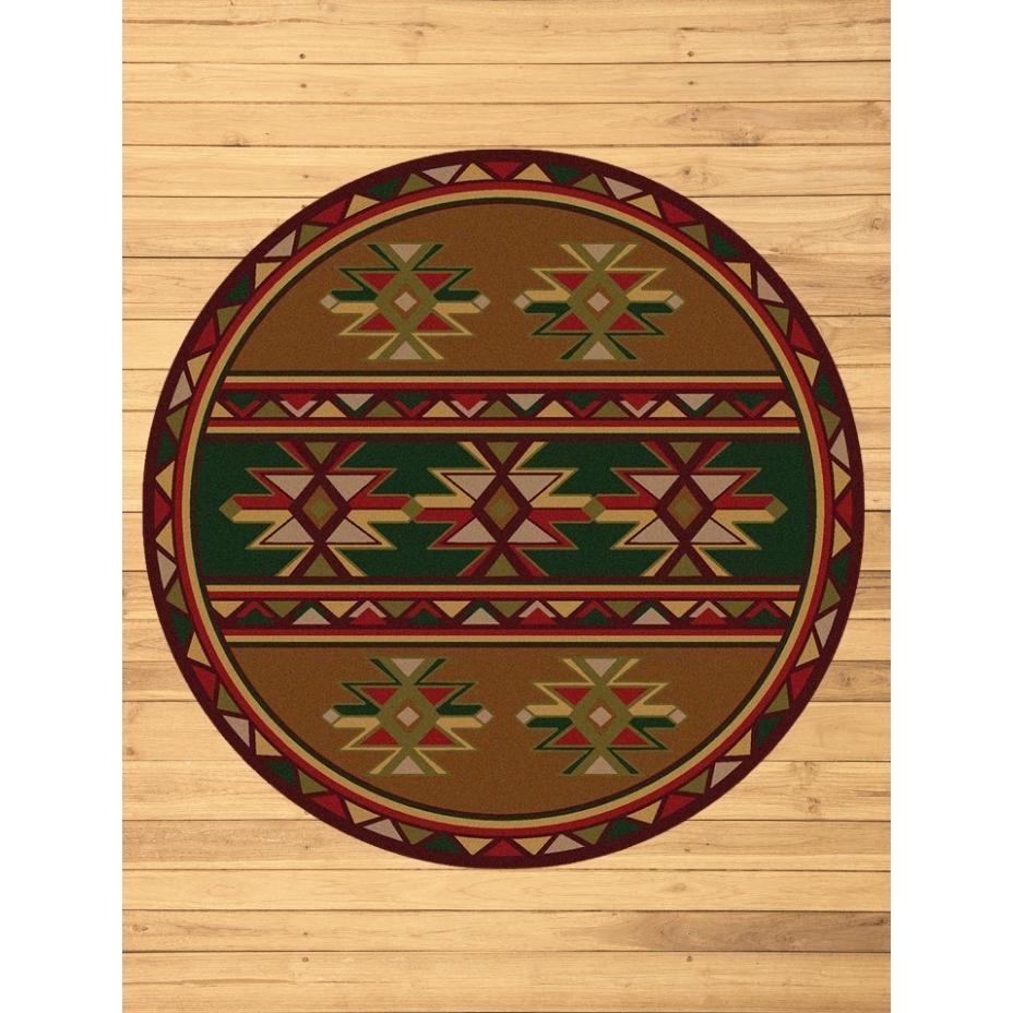 Northern Desert Star - Multi-CabinRugs Southwestern Rugs Wildlife Rugs Lodge Rugs Aztec RugsSouthwest Rugs