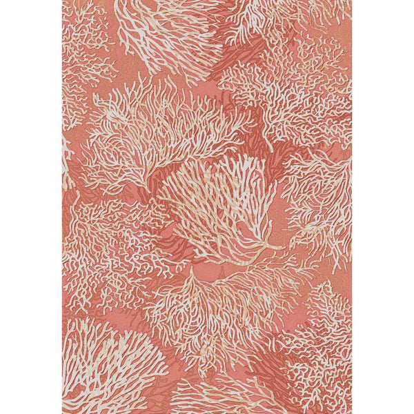 Oceanic Spring - Coral-CabinRugs Southwestern Rugs Wildlife Rugs Lodge Rugs Aztec RugsSouthwest Rugs