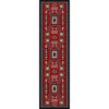 Old Timer - Red-CabinRugs Southwestern Rugs Wildlife Rugs Lodge Rugs Aztec RugsSouthwest Rugs