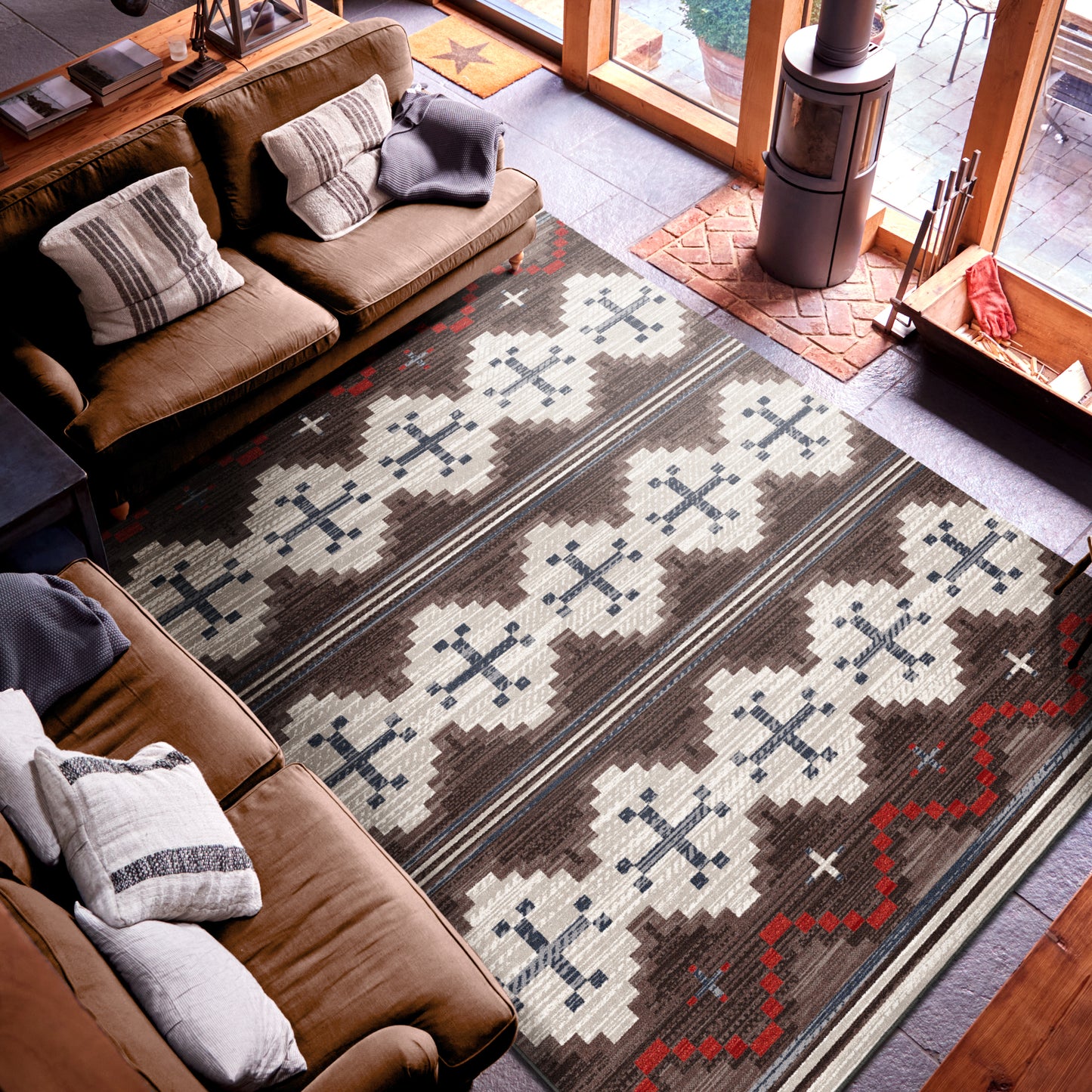 Pathways|Dusty Brown Rug