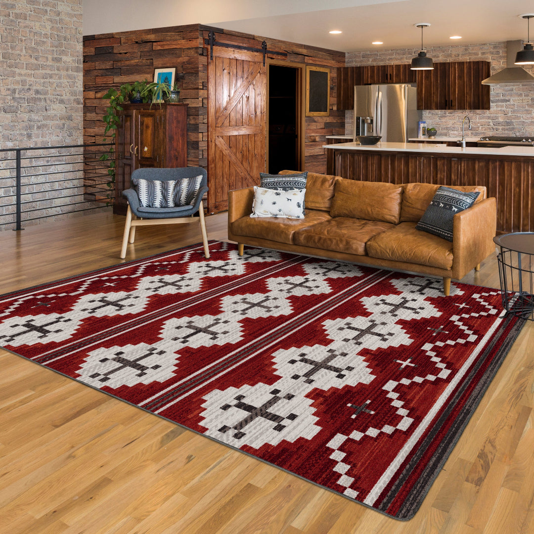 Pathways|Red Rug